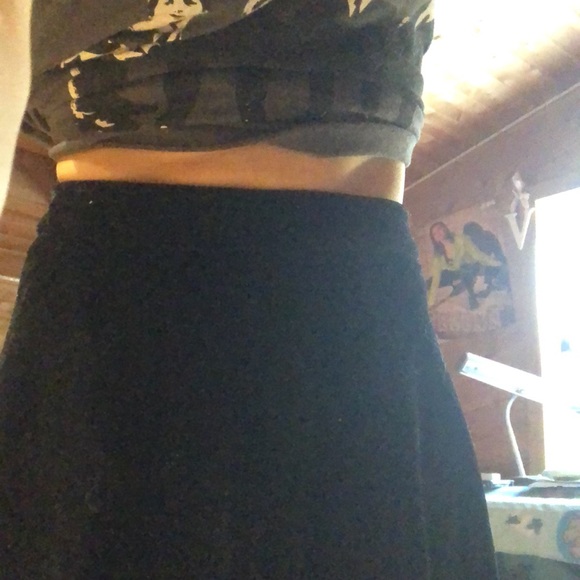 Tobi Velvet Mini Skirt - Picture 2 of 3